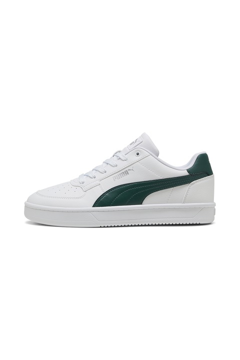 Puma, Caven 2.0 műbőr sneaker, Fehér/Zöld
