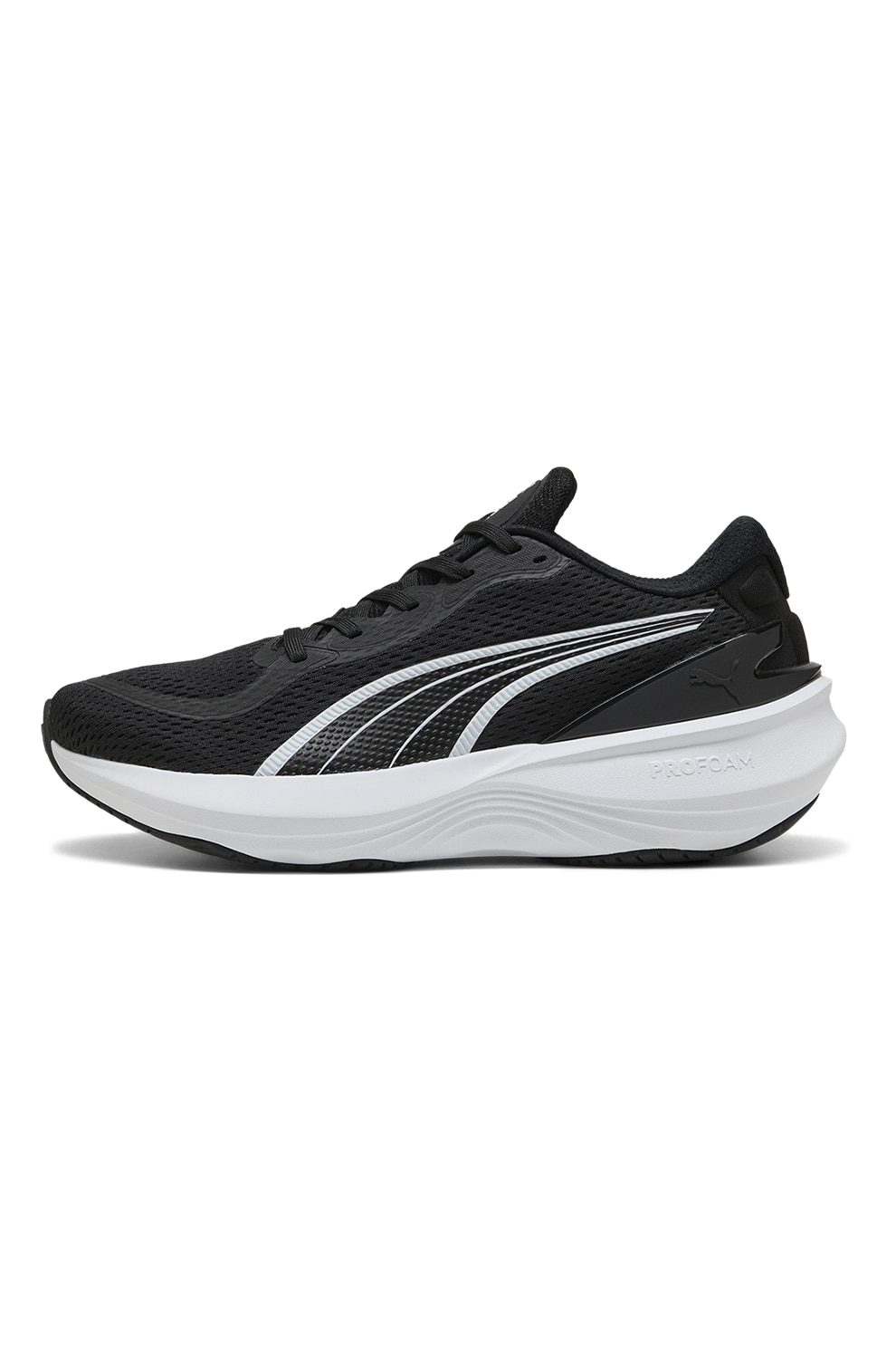 Puma, Pantofi Scend Pro 2 pentru alergare, Negru, Alb optic, 9