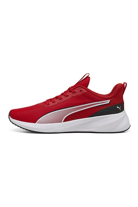 Puma, Pantofi Flyer Lite 3 de plasa pentru alergare, Rosu/Negru stins/Alb optic