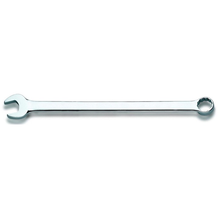 TOPTUL hosszú kombinációs kulcs, kulcsnyílás 10 mm, hossz 187 mm, króm-vanádium, szatén kivitel TOP 5
