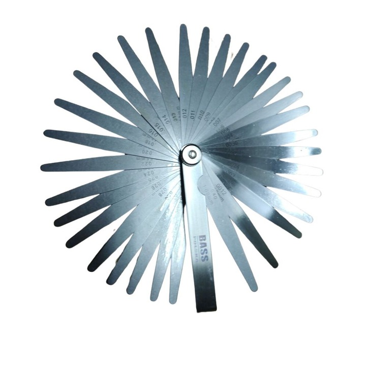 Ecartament cu 32 placi, Bass Polska, 0.03-1.00 mm, 100x10 mm