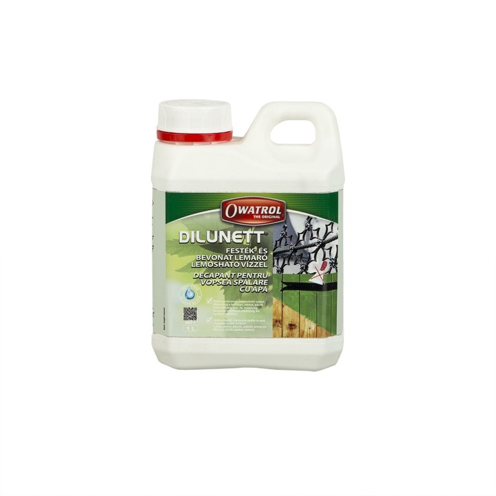 Decapant pentru vopsea lavabil, Owatrol Dilunet, 1 L, pentru suprafete din lemn