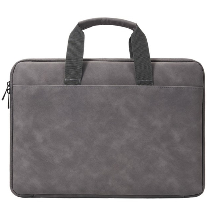 Laptop táska 2.0, PU 15.6”, szürke