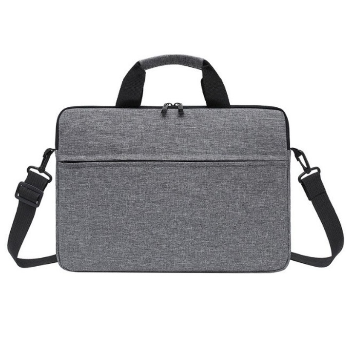 T210 laptop táska, 15,6", szürke, állítható pánttal és több rekesszel