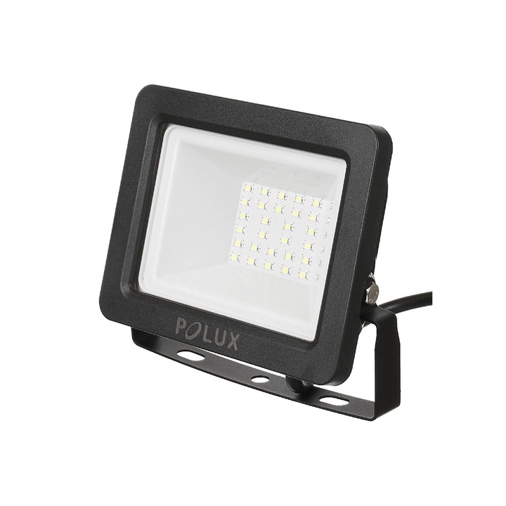 Proiector LED de exterior, 50 W, 4200 lumeni, IP65, negru