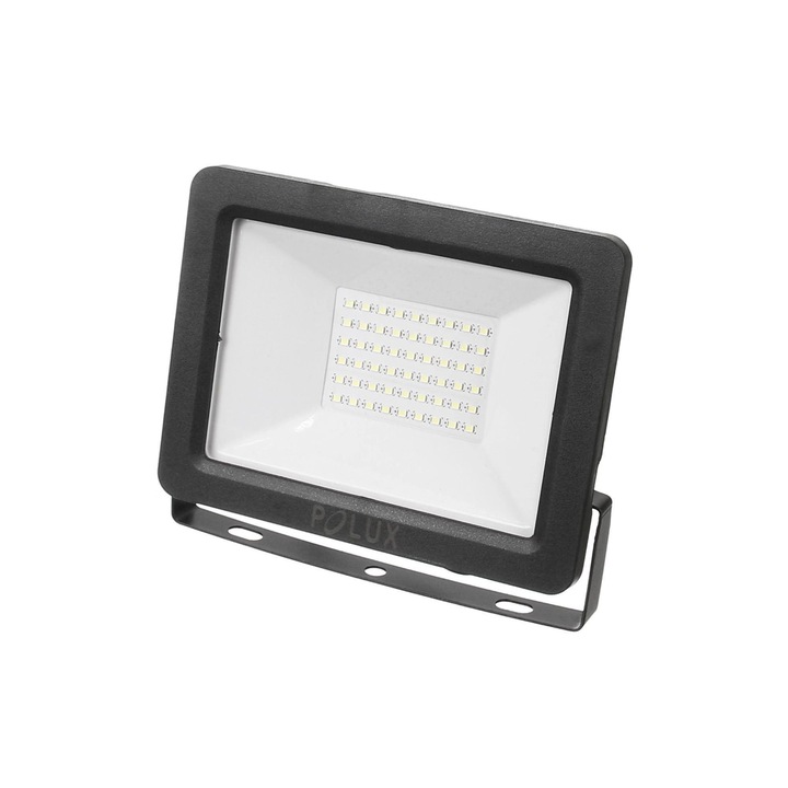 Proiector LED de exterior, 30 W, 2700 lumeni, IP65, negru