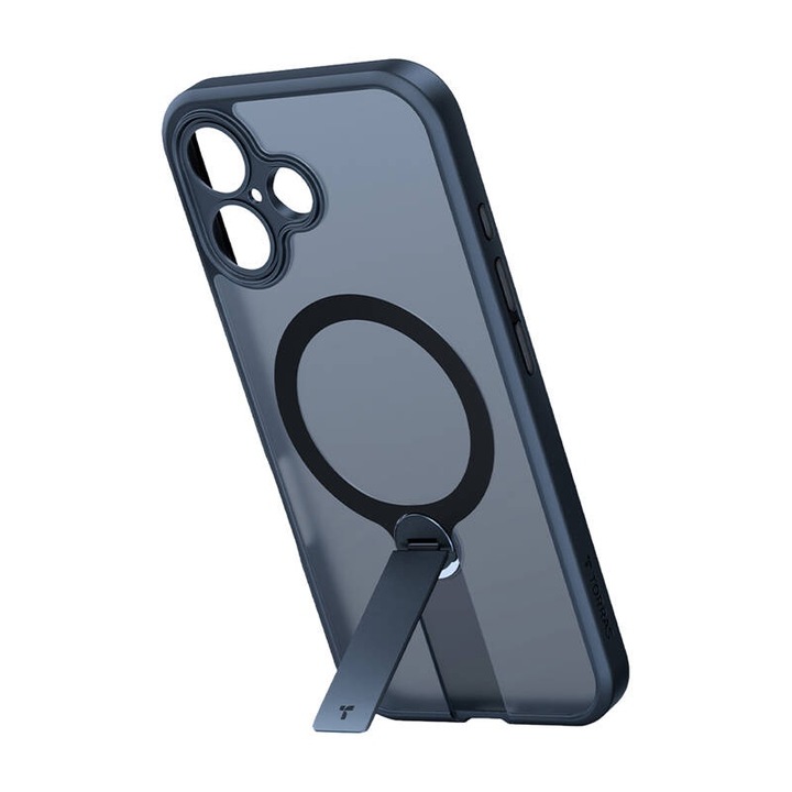 Калъф за телефон, Torras, черен, поликарбонат, съвместим с iPhone 16 Plus
