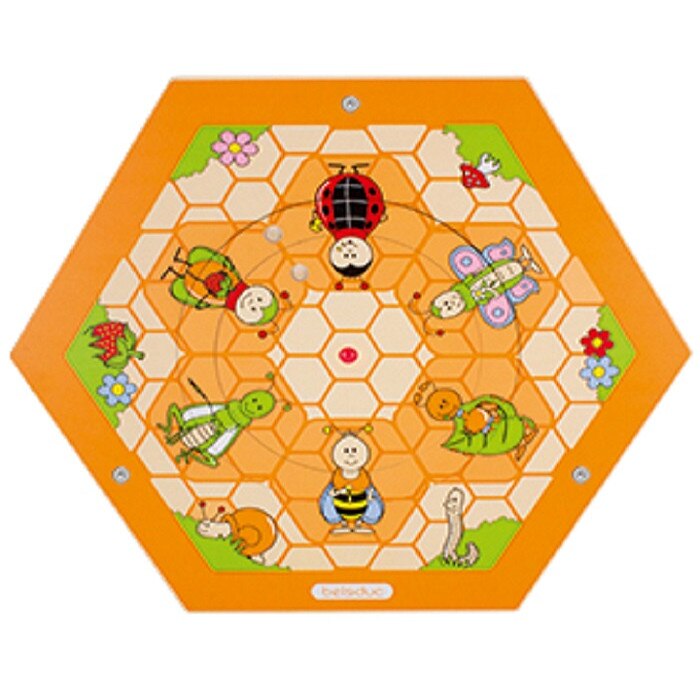 Jucarie de Perete Stup Beleduc Insecte pe Pajiste