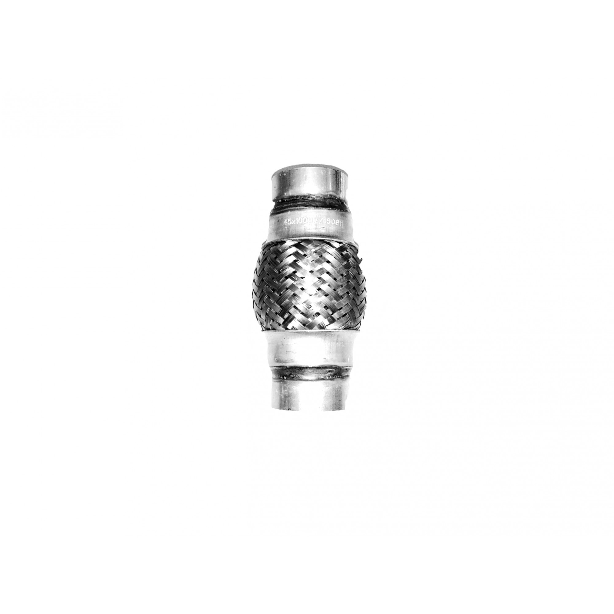 Racord flexibil esapament cu teava conexiune si dubla protectie 45X100