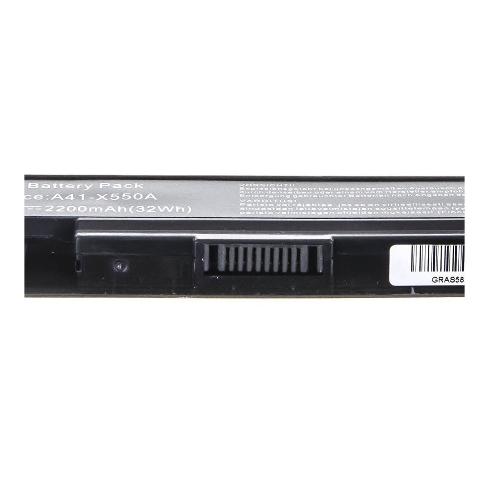 DR. BATTERY A41-X550A Battery Compatible with Asus A41-X550 F550 F450 X550  R510C A550 K550 P550 X550C X450 A550L X550J R510[14.4V/2200mAh/32Wh]