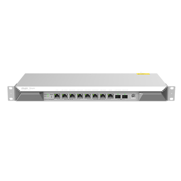 Üzleti router 2 x SFP+ 10 Gbps, 4 x RJ45 2,5 Gbps, 4 x RJ45 1 Gbps, 1500 kliens, felhőkezelés - Ruijie RG-EG1510XS