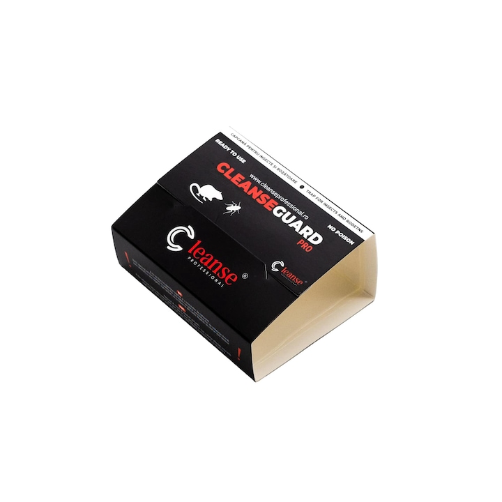 10 BUCATI x Capcana adeziva CleanseGuard PRO pentru gandaci si rozatoare soareci si sobolani