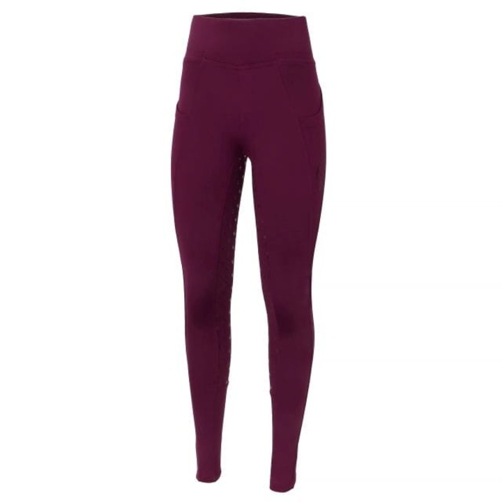 Gyerek leggings Start, KnowsleyFullGrip, termikus, zsebes, bordó, vastag anyag