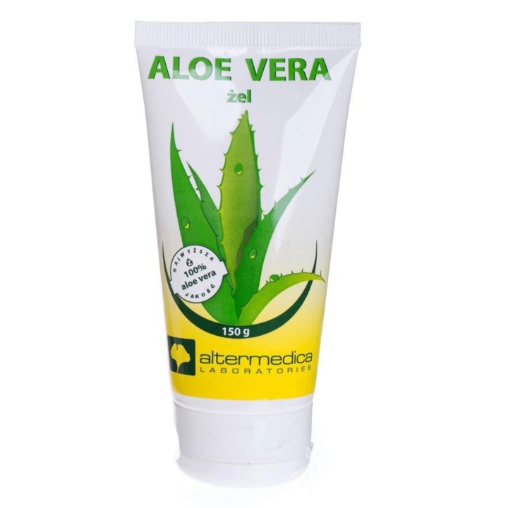 Gel Aloe Vera Alter Medica 150 g, pentru piele sensibila, hidrateaza, 150g