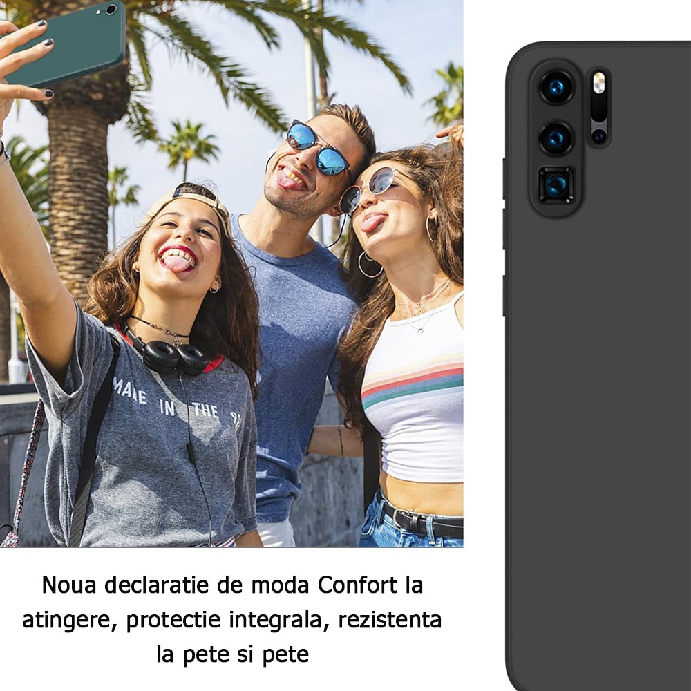 Husa de protectie, GUIXUAN, Compatibil cu HUAWEI P30 Pro, Silicon, Negru