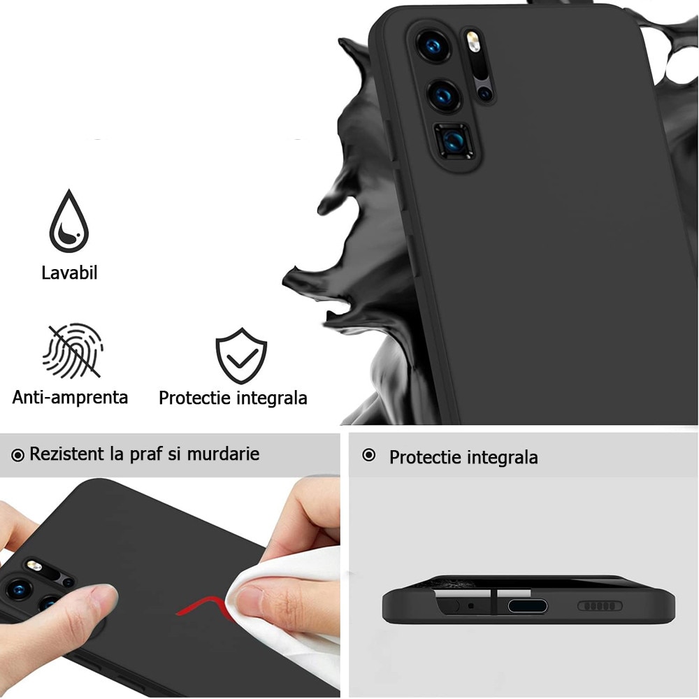 Husa de protectie, GUIXUAN, Compatibil cu HUAWEI P30 Pro, Silicon, Negru