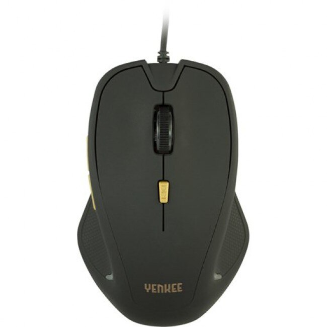 Mouse cu fir USB Yenkee, Dakar, Negru