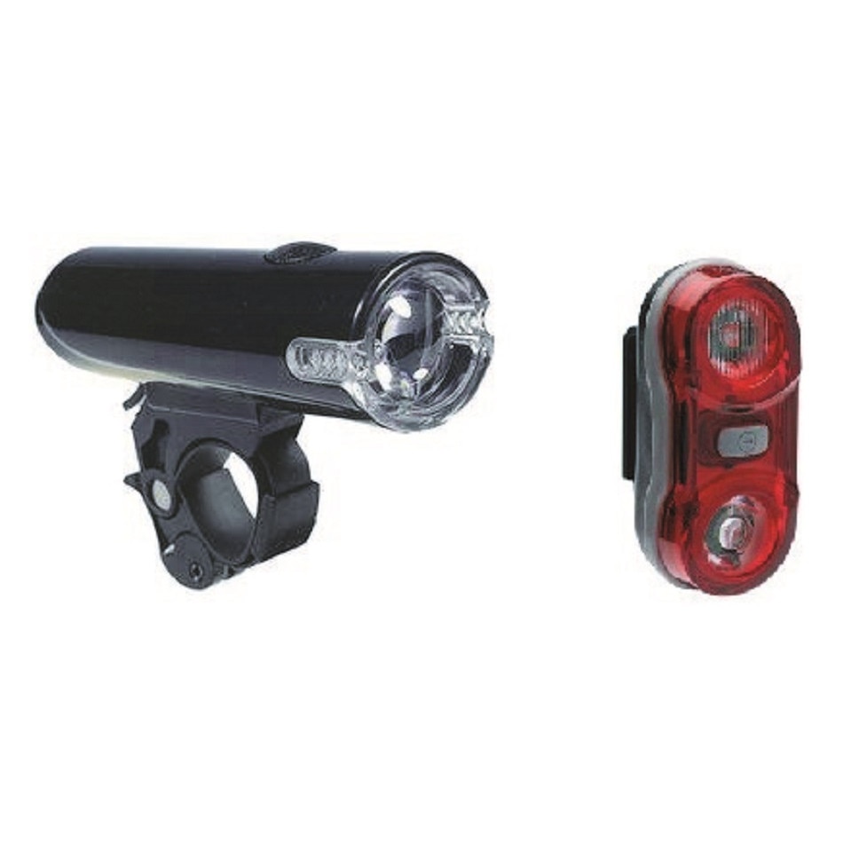 Set Far + Stop Condor+Tork 1 Led 1 Watt 2 Led-uri 2/3 Functii Negru