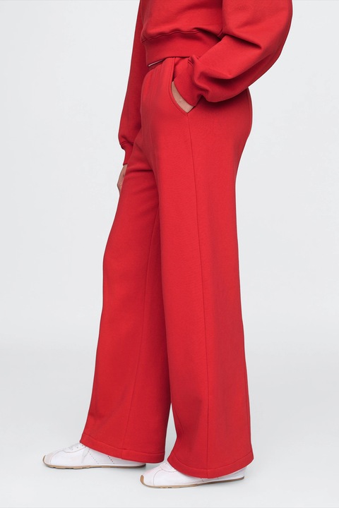 GAP, Pantaloni de trening cu croiala ampla Vintage, Rosu vermillion