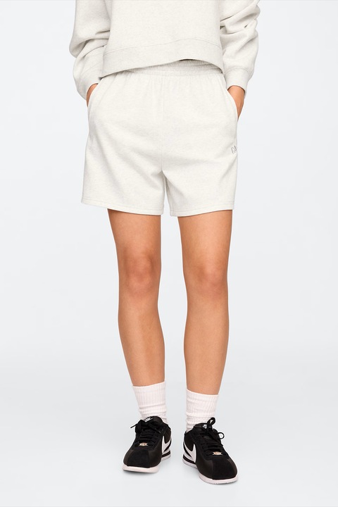 GAP, Pantaloni scurti cu buzunare laterale, Alb fildes