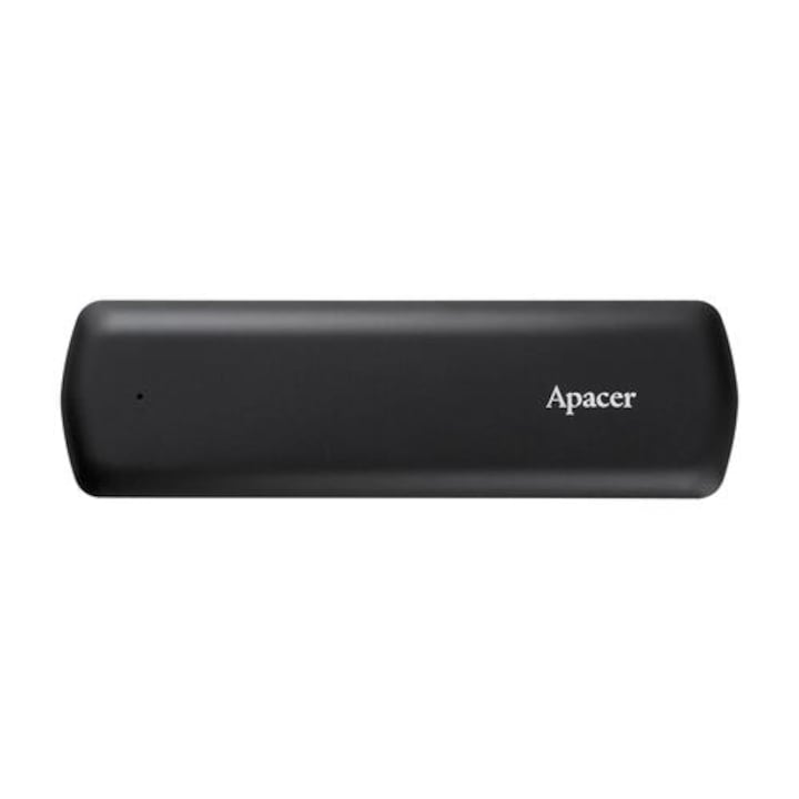 Външен SSD диск, Apacer Portable SSD AS721, 500GB, USB-C 3.2 Gen 2/USB-A 3.2 Gen 1, Military-Grade, Shockproof, Black