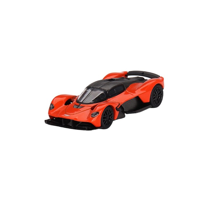 Modell autó, Aston Martin Valkyrie, narancssárga, 1:64 Mini GT MGT678