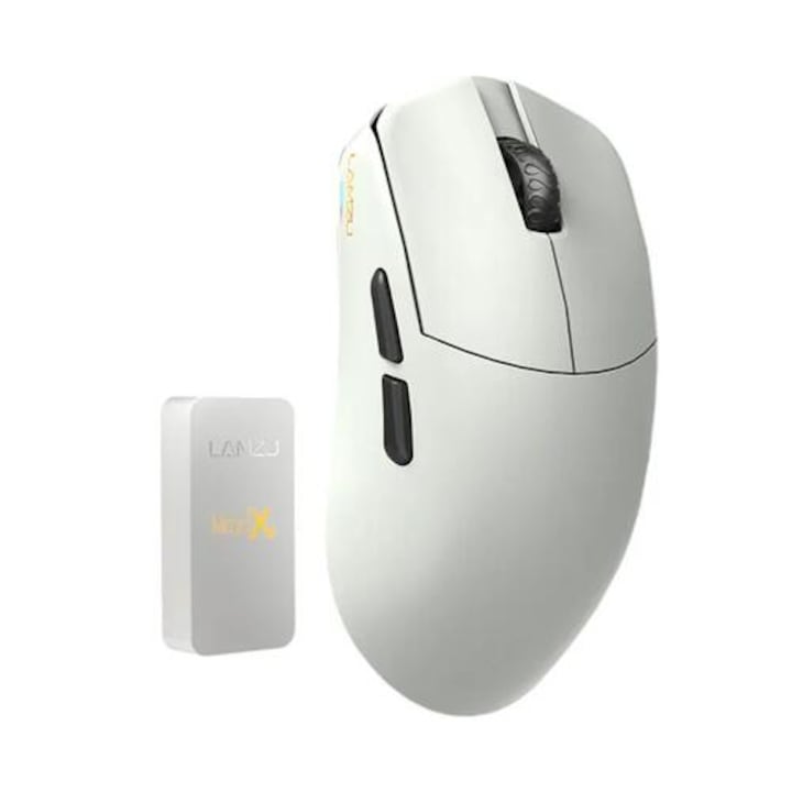 Mouse de gaming, Lamzu, MAYA X 8K, Alb