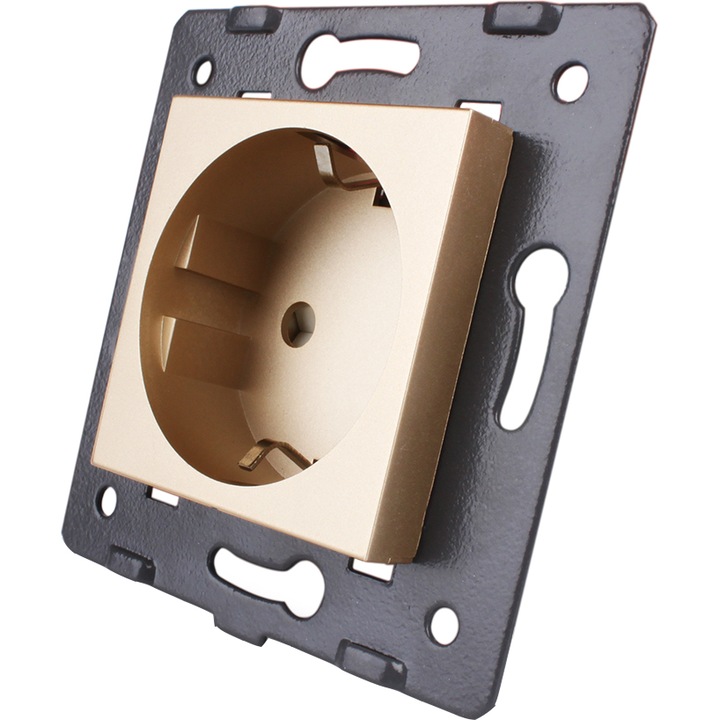 Контакт LIVOLO VL-C1EU-13, Стандартен, Без рамка, Златист