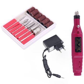 Pila electrica semiprofesionala Miley, pentru manichiura, freza 6 capete, 6 tamburi, Roz Pila electrica semiprofesionala Miley, pentru manichiura, freza 6 capete, 6 tamburi, Roz