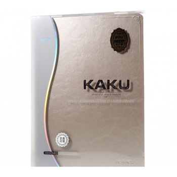 Husa flip Kaku pentru iPad Pro 10.5, auriu Husa flip Kaku pentru iPad Pro 10.5, auriu