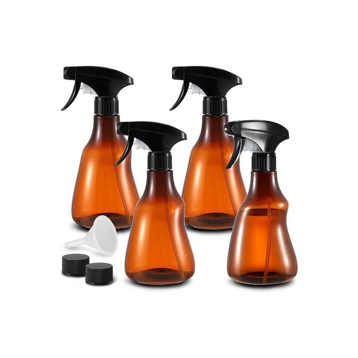 Set 4 pulverizatoare, maro, 500 ml, Vzaahu
