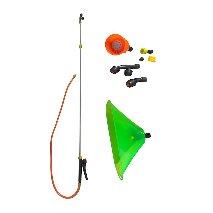 Tija pentru pompa de stropit 208 cm + set 4 duze + Palnie clopot pentru erbicidat
