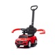 Masinuta copii 3 in 1, Mercedes C-Class Deluxe, Red, Milly Mally