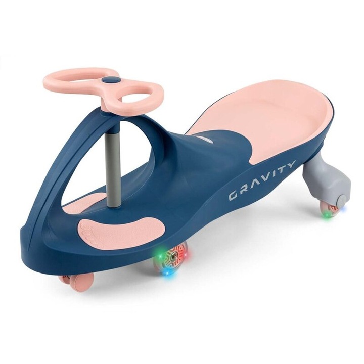 Masinuta ride-on gravitationala, Navy Pink, Milly Mally