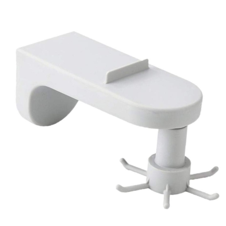 OEM Forgó konyhai edénytartó, 8 hely, öntapadó, aprítótartóval, fehér, kompakt és tartós