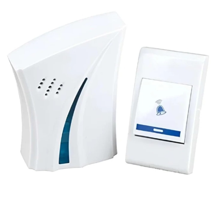 Sonerie wireless fara fir + baterie, 36 melodii, Alb