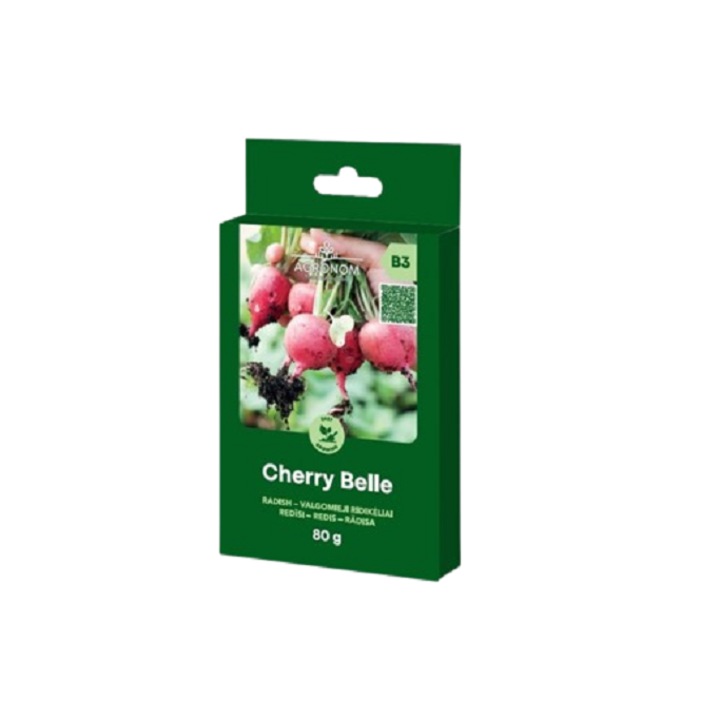 Seminte, Ridichi de luna Cherry Belle, Agronom, 80 grame