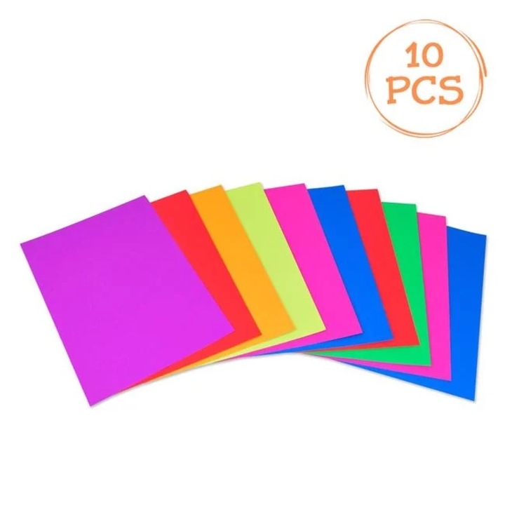 Nyland® Színes A4 Fluoreszkáló Készítő Karton Készlet 220gsm - 10db