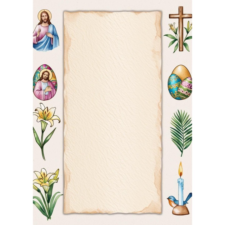 Hartie A4, model Paste, set 18 bucati, 80 gr