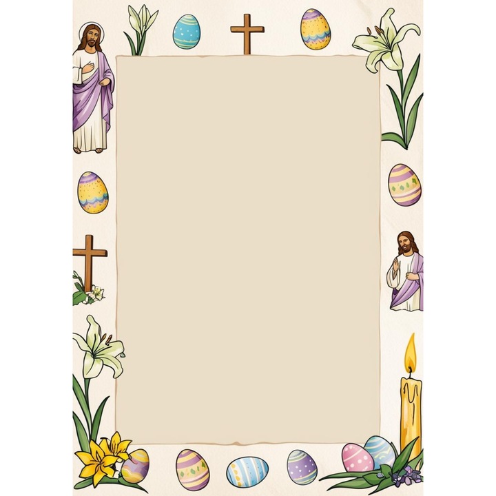 Hartie color, A4, 80 gr., model Paste, set 18 bucati