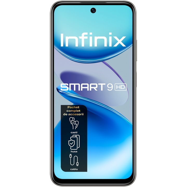 Смартфон INFINIX SMART 9 HD, 4GB, 64GB, 4G, NEO TITANIUM