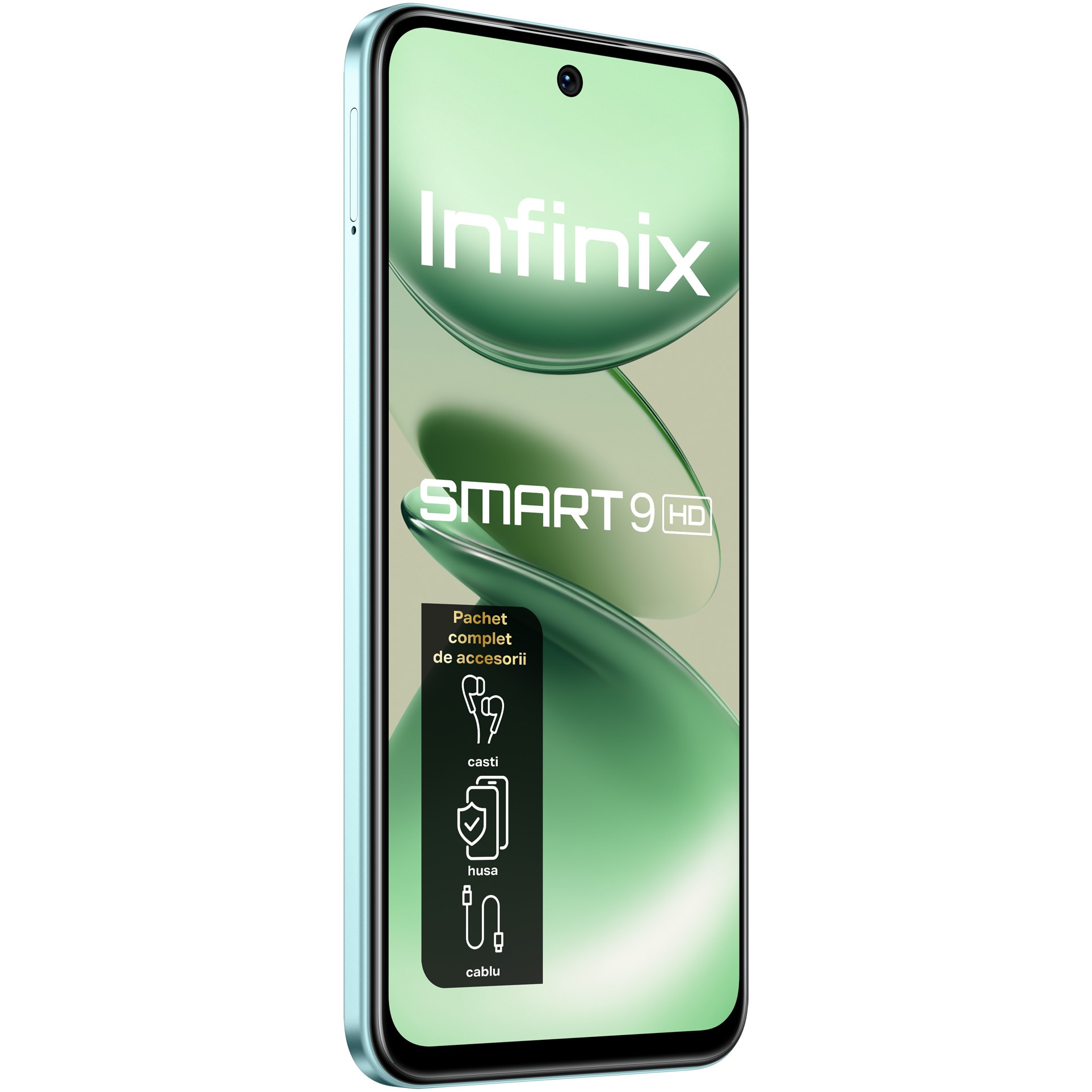 Telefon mobil INFINIX SMART 9 HD, 4GB, 64GB, 4G, MINT GREEN