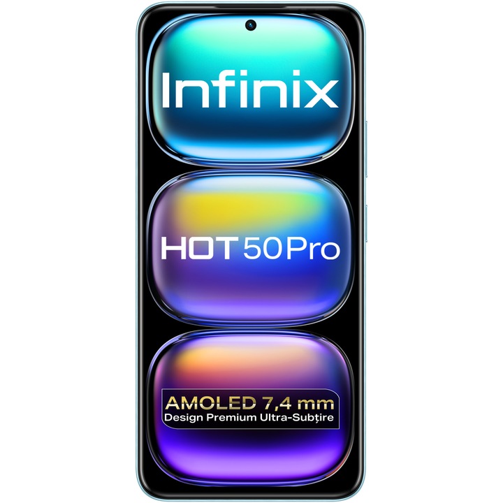 Смартфон INFINIX HOT 50 Pro, 8GB, 256GB, 4G, GLACIER BLUE