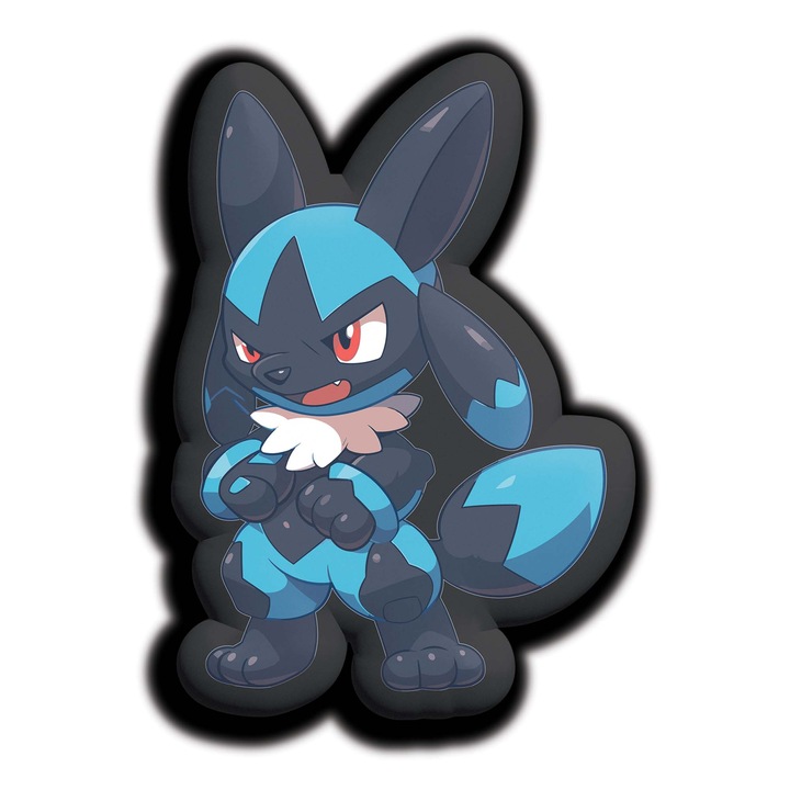 Pokemon Gardevoir díszpárna, Párnagyár, velúr anyag, szilikon golyós töltelék, Öko-Tex tanúsítvány, 100% poliészter