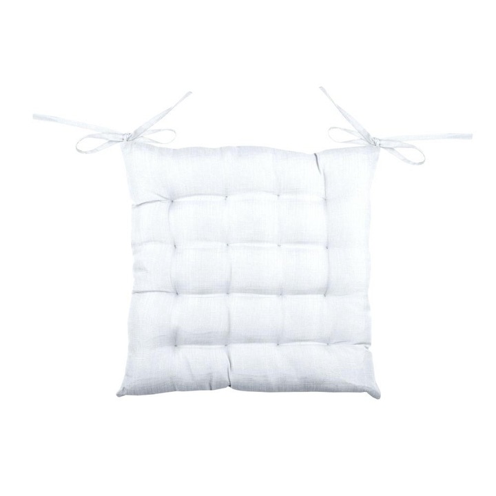 Perna Pentru Scaun, Stof, Bea, Cu8538022Gal-C, 40X40 Cm, Motiv De Modern, Design Unic, Patrat, Poliester, Alb