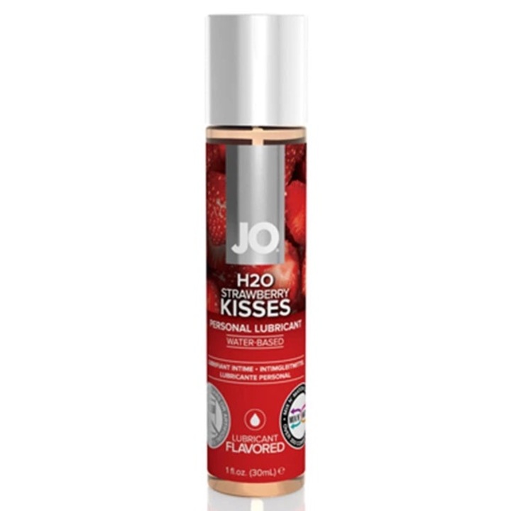 Síkosító, System Jo, H2O Strawberry Kisses, 30 ml