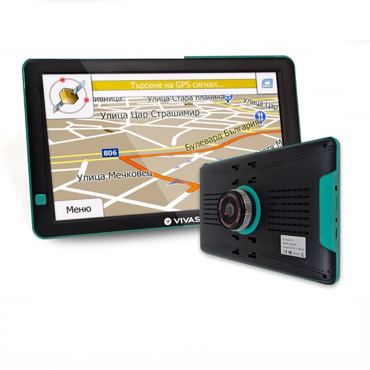 GPS навигация за кола и камион Vivas 9232 Cam EU, 9", Android 13, BT, AVIn, WiFi, 32GB, 2GB RAM, Android Auto, CarPlay