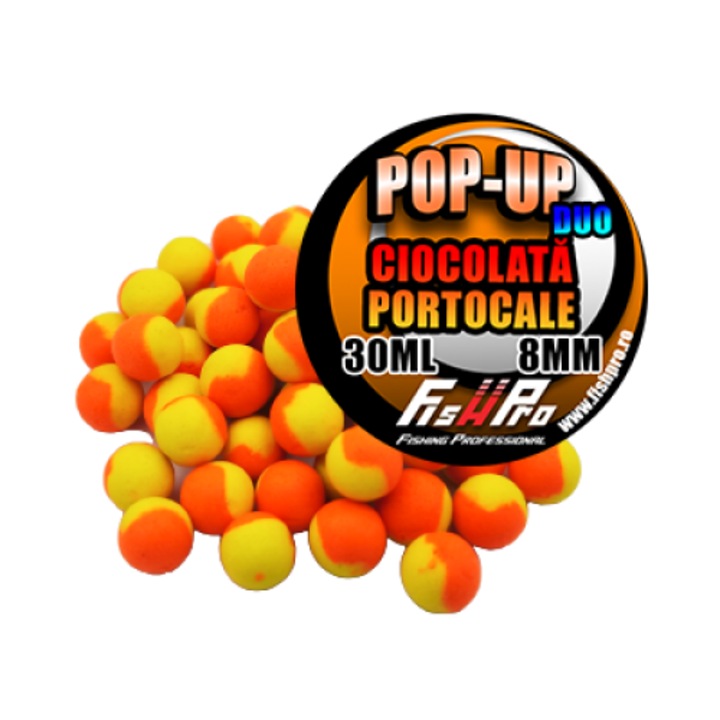 Pop-Up 8Mm Duo Orange-Yellow Choco-Porto