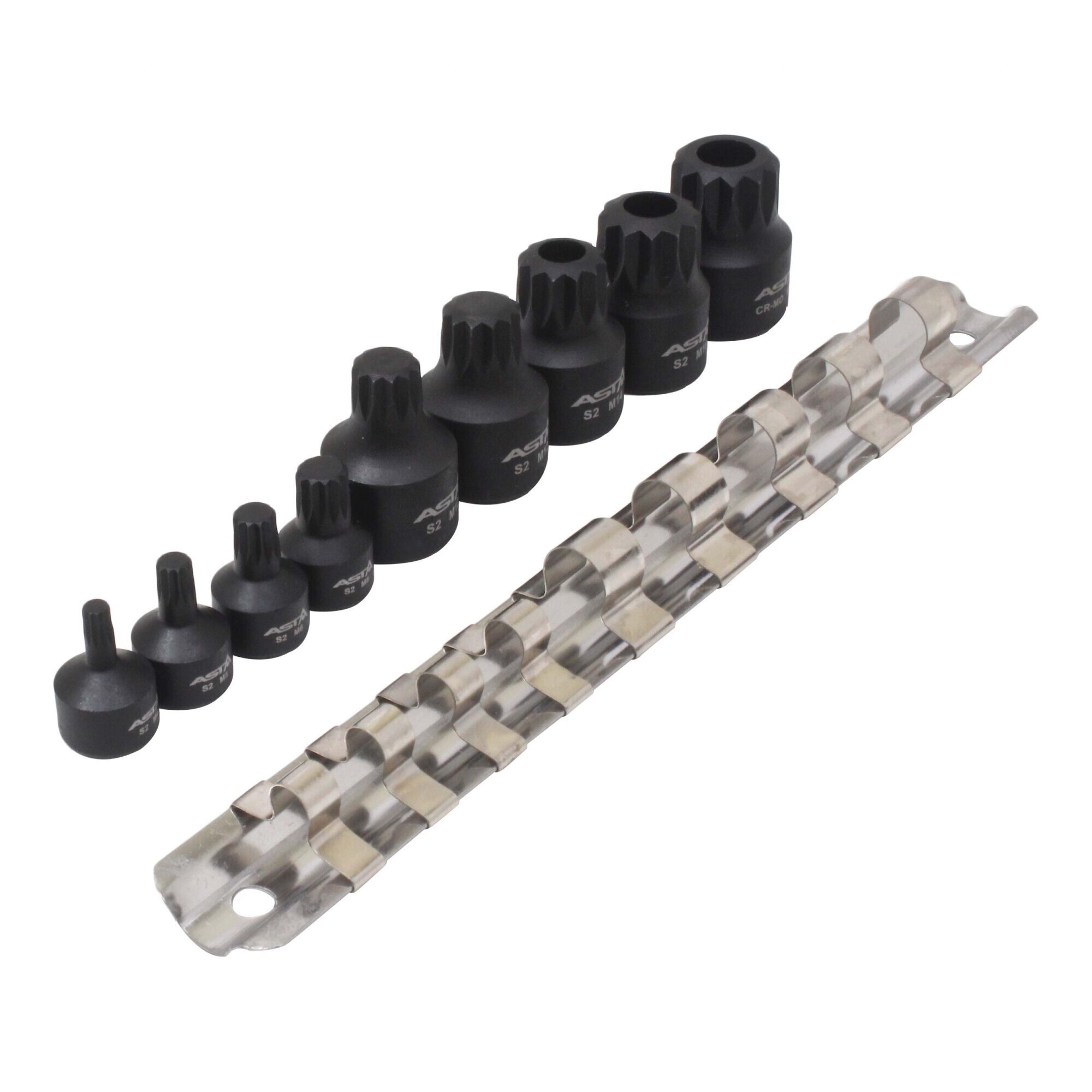 XIM4セット Set chei biti XZN de impact, ASTA, M4-M18, 1/4”-3/8”, 9 piese