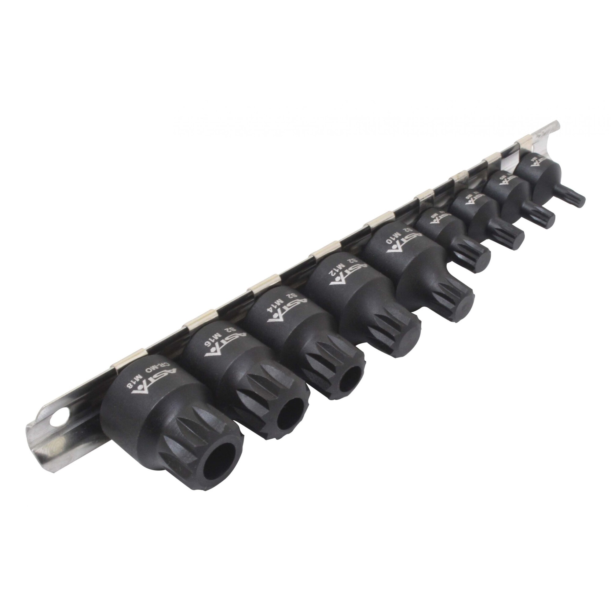 XIM4セット Set chei biti XZN de impact, ASTA, M4-M18, 1/4”-3/8”, 9 piese